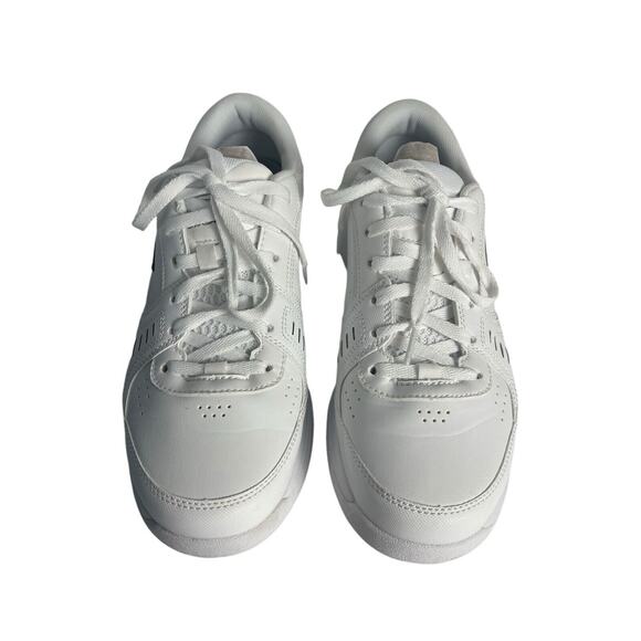 SKECHERS Men's 8.5 VIPER COURT SMASH White LEATHER Shoes AUTHENTIC IN BOX NWB - Picture 2 of 8